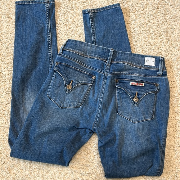 HUDSON 28 Collin Mid-Rise Skinny Jeans in Wonderwall, great pre loved condition - Picture 8 of 10